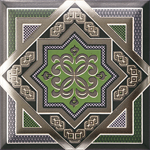 Плитка керамическая настенная Décor Zoco Green 15х15 см