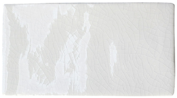 Плитка керамическая настенная 20167 MASIA Blanco Crackle 7,5х15 см (новый пакинг)
