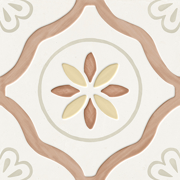 Гранит керамический LLEVANT CLAY PETALS LT 22,3х22,3 см