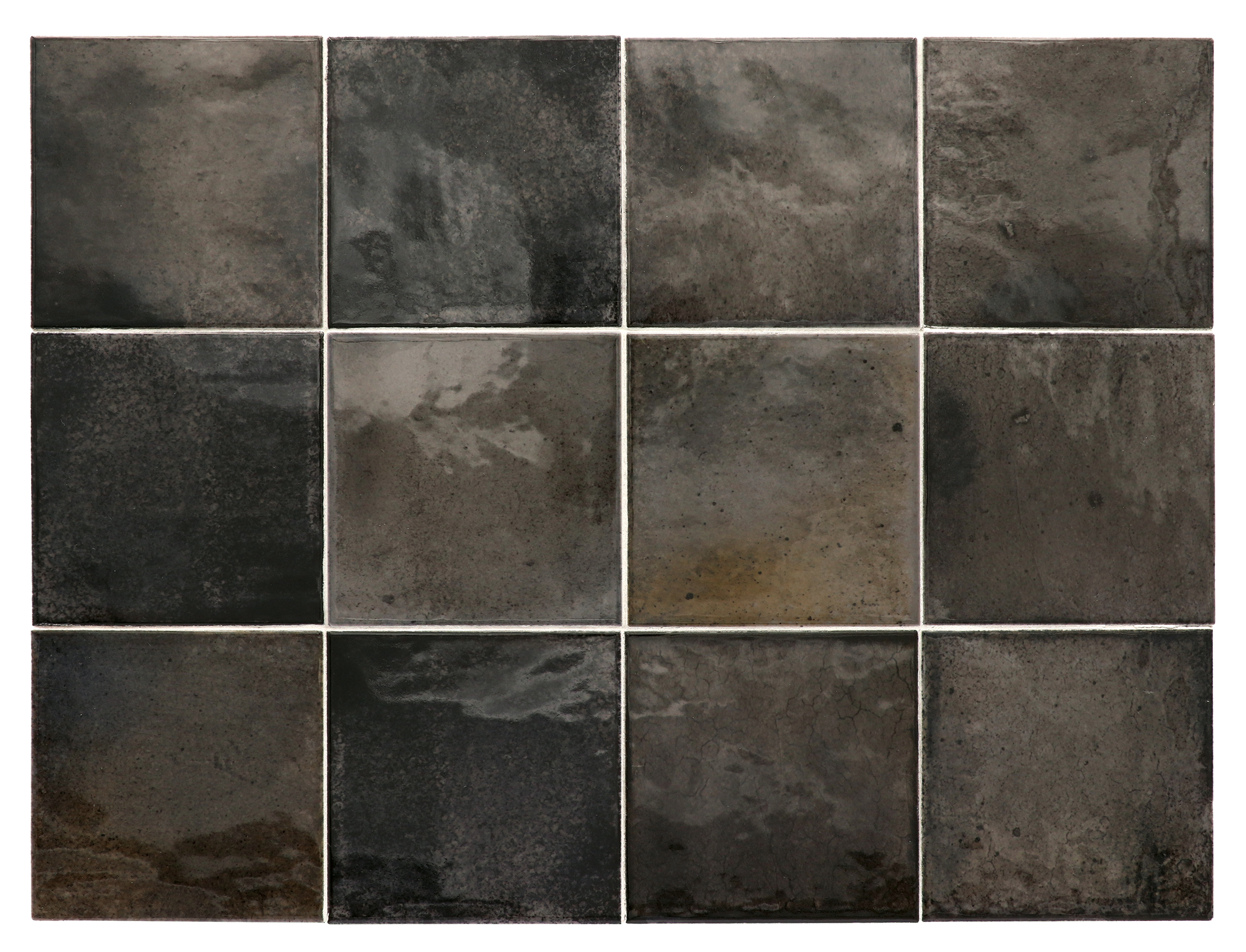 Плитка керамическая настенная 30011 HANOI Black Ash 10x10 см (98 кор./палл.)